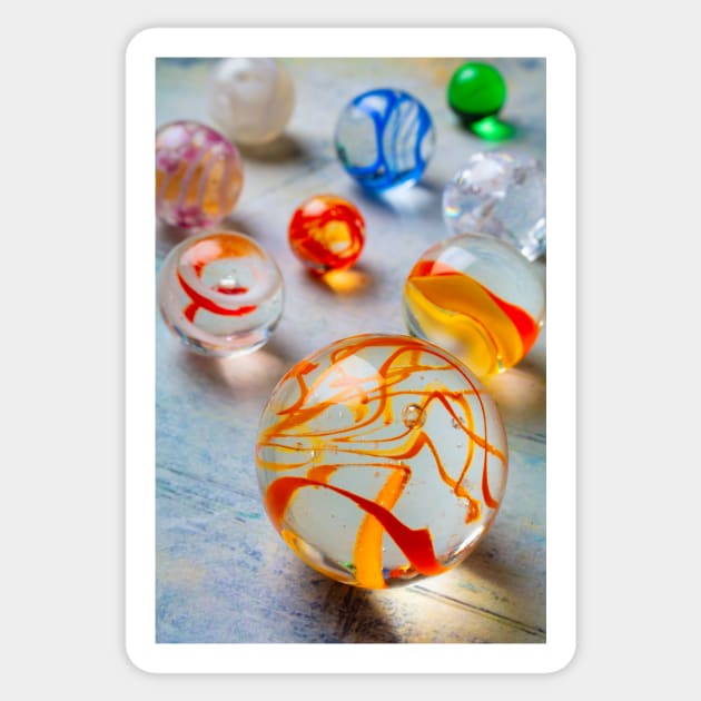 Fantastic Glass Marbles Sticker by photogarry